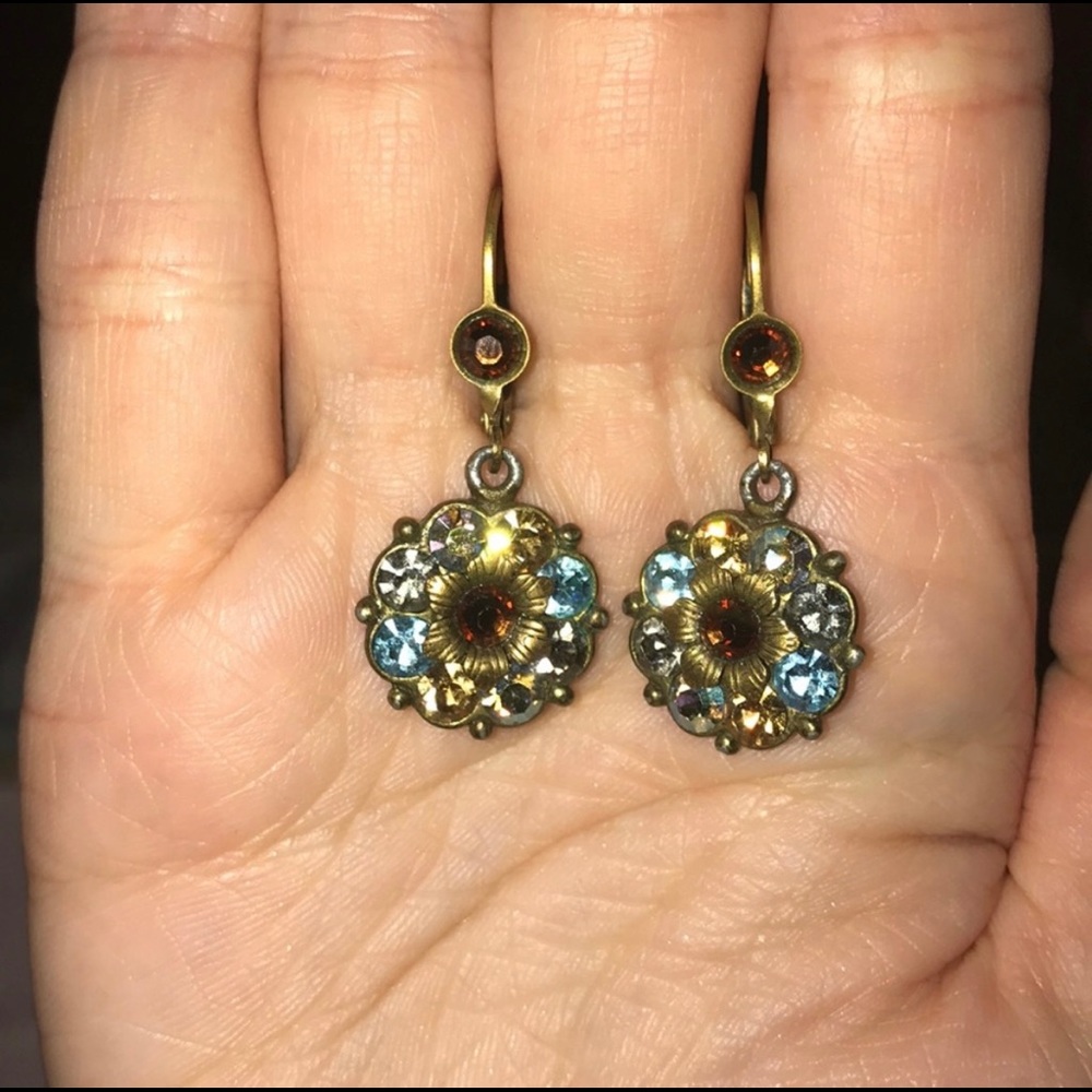 Michal Negrin Flower Earrings